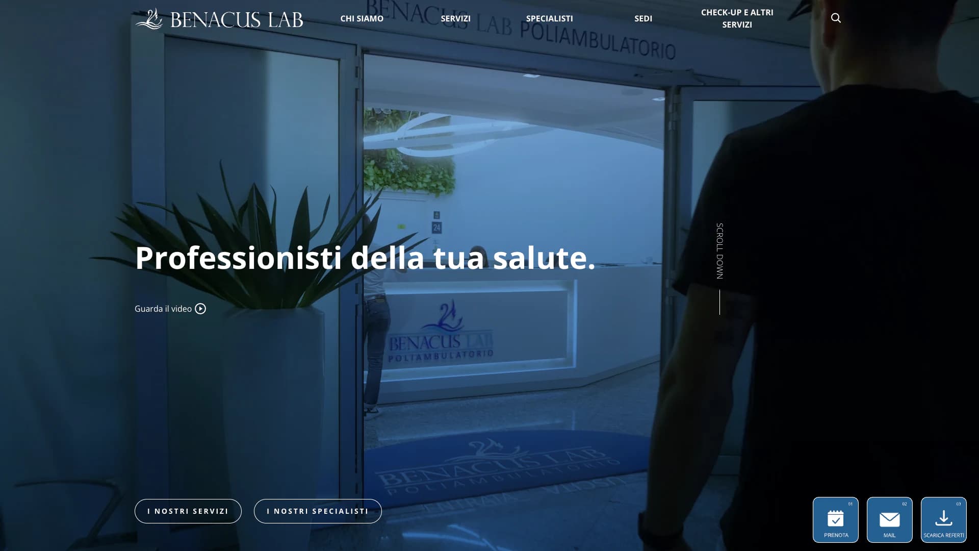 Homepage di Benacus Lab