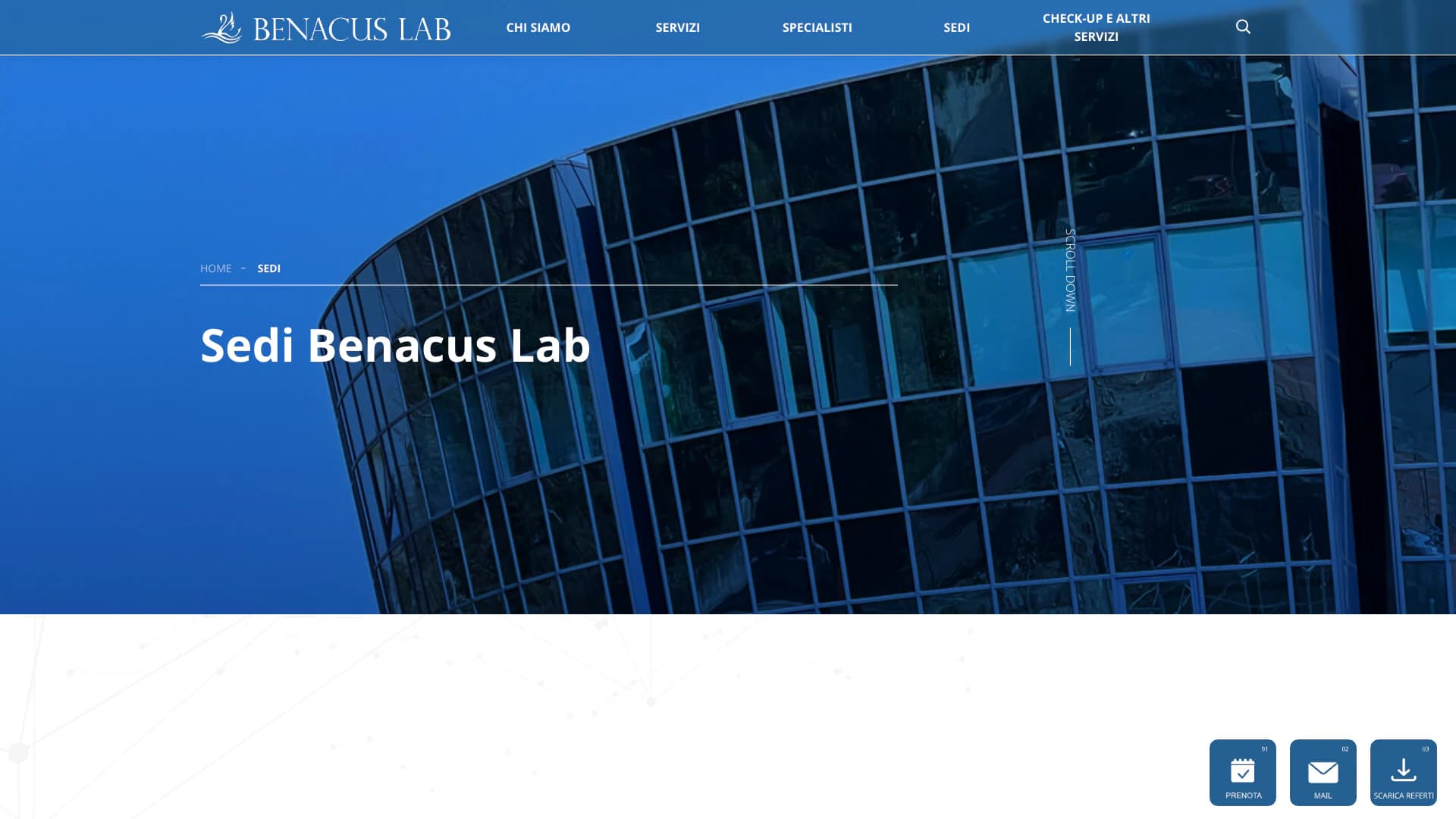 Archivio delle sedi Benacus Lab