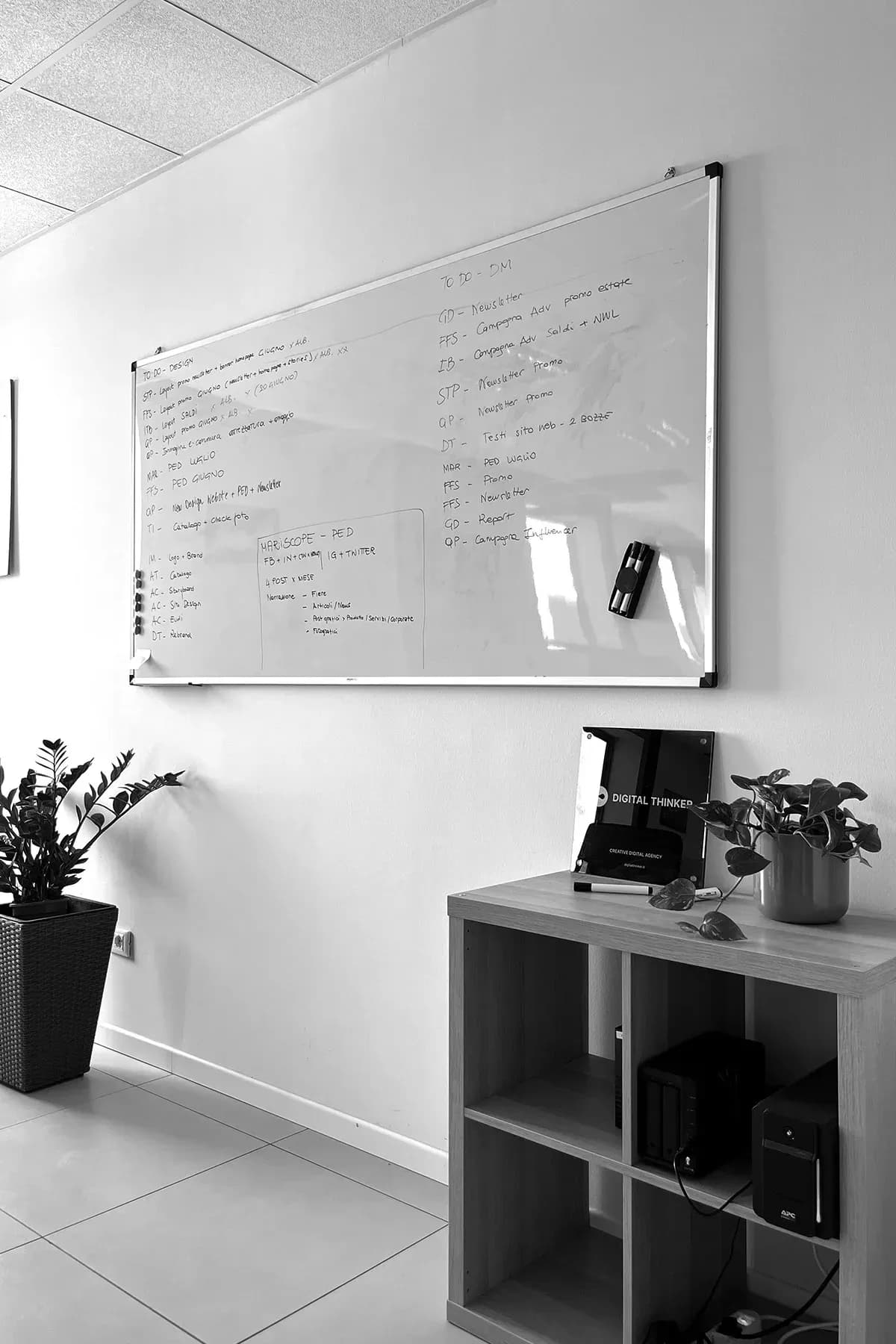 Area comune e servizi del co-working